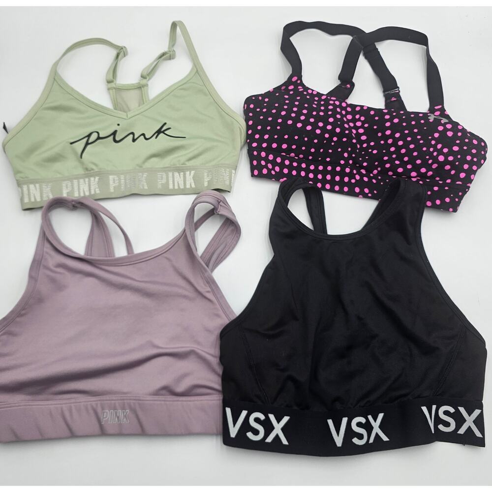VSX/Pink/UA Teen/Women's Size XS/S Sports Bra Lot of 4